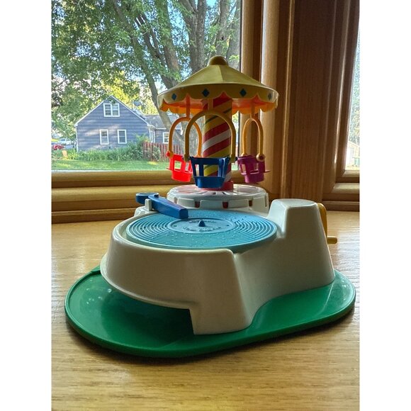 vintage Fisher Price Change-A-Tune Carousel 80s No 170 - Picture 5 of 6